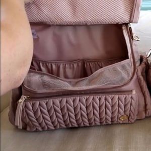 Backpack diaper bag